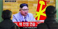 Discurso de Ano Novo de Kim Jon-un trouxe, ao mesmo tempo, ameaça e oferta de diálogo  Foto: Getty Images / BBC News Brasil