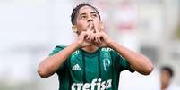 José Aldo marcou dois gols na estreia do Palmeiras na Copinha - FOTO: Agência Palmeiras  Foto: Lance!