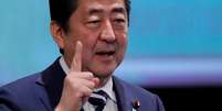 Primeiro-ministro do Japão, Shinzo Abe, durante fórum em Tóquio 14/12/2017   REUTERS/Kim Kyung-Hoon  Foto: Reuters