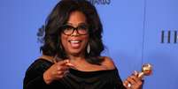 Oprah Winfrey posa para fotos nos bastidores do Globo de Ouro em Beverly Hills
07/01/2018 REUTERS/Lucy Nicholson  Foto: Reuters