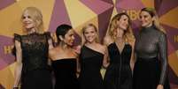 Nicole Kidman, Zoe Kravitz, Reese Witherspoon, Laura Dern e Shailene Woodley  Foto: Reuters