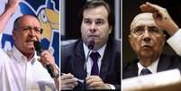 Governador de São Paulo, presidente da Câmara dos Deputados e ministro da Fazenda são nomes cogitados para as próximas eleições | Fotos: Reuters/Câmara dos Deputados  Foto: BBC News Brasil