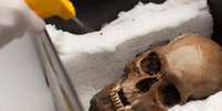 Equipe internacional encontrou traços de bactéria causadora da febre entérica em esqueletos astecas  Foto: DW / Deutsche Welle