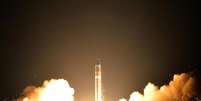 Lançamento do míssil Hwasong-15 pela Coreia do Norte 30/11/2017 REUTERS/KCNA   Foto: Reuters