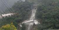 Ponte fazia parte da obra que liga Bogotá à cidade de Villavicencio, localizada 120 km ao sul da capital colombiana  Foto: DW / Deutsche Welle