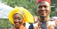 "Foi amor à primeira vista", diz Sophy Ijeoma sobre o momento em que conheceu futuro marido pessoalmente | Foto: Chidimma Amedu  Foto: BBC News Brasil