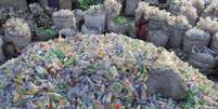 Menos de 30% do plástico produzido na União Europeia é reciclado.  Foto: DW / Deutsche Welle