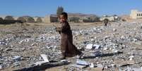 Guerra civil no I&ecirc;men j&aacute; dura cinco anos; uso de bomba cluster de fabrica&ccedil;&atilde;o brasileira &eacute; apontado por ONG  Foto: Reuters / BBC News Brasil