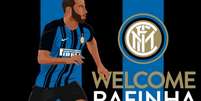 Rafinha foi anunciado pela Inter de Milão (Foto: Reprodução)  Foto: Lance!