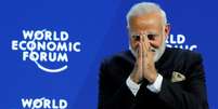 Índia está aberta para negócios, disse o primeiro-ministro da Índia, Narendra Modi, nesta terça-feira ao Fórum Econômico Mundial.  Foto: Reuters