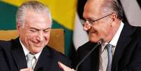 Michel Temer (esq.) e o ex-governador de SP, Geraldo Alckmin  Foto: Reuters / BBC News Brasil