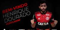 Henrique Dourado é o novo atacante do Flamengo.  Foto: Lance!