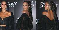 Bruna Marquezine ousa em escolha de look para Baile da Vogue, realizado no Hotel Unique, em São Paulo, na noite desta quinta-feira, 1 de fevereiro de 2018  Foto: AGNews / PurePeople