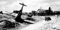 O centro de Stalingrado, destruído ao final da batalha  Foto: DW / Deutsche Welle