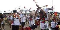 Brasília - Bloco carnavalesco Encosta que Cresce reúne foliões em frente ao Estádio Mané Garrincha (Antonio Cruz/Agência Brasil)  Foto: Agência Brasil