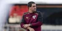 O técnico André Jardine é o responsável pela equipe sub-20 do São Paulo, o último estágio da base antes de chegar ao time profissional (Foto: Miguel Schincariol/saopaulofc.net)  Foto: Lance!