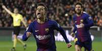 Coutinho já desencantou com a camisa do Barcelona (Foto: JOSE JORDAN / AFP)  Foto: Lance!
