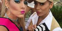 Monique usou mesmo look que Anitta usou no Bloco das Poderosas, em Salvador  Foto: Reprodu&ccedil;&atilde;o/Instagram