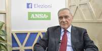 Pietro Grasso participou de fórum ANSA-Facebook na Itália  Foto: ANSA / Ansa - Brasil