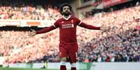 Salah provou que vive fase fantástica no Liverpool (Foto: AFP/OLI SCARFF)  Foto: Lance!