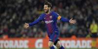 Messi marcou mais dois neste sábado (Foto: LLUIS GENE / AFP)  Foto: Lance!