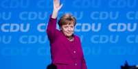 Chanceler alem&atilde;, Angela Merkel, durante congresso da Uni&atilde;o Democrata-Crist&atilde; (CDU), em Berlim 26/02/2018 REUTERS/Hannibal Hanschke  Foto: Reuters