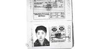 Cópia do passaporte que a Reuters diz ter sido usado pelo atual presidente da Coreia do Norte  Foto: Reuters / BBC News Brasil