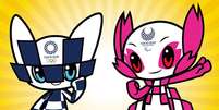 Novos mascotes olímpico (esquerda) e paraolímpico (direita)  Foto: Divulgação / International Olympic Committee