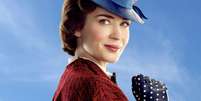Emily Blunt como a nova Mary Poppins  Foto: Divulgação / Walt Disney Pictures