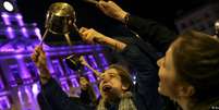 Mulheres protestam em Madri  Foto: DW / Deutsche Welle