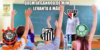 Os melhores memes de Palmeiras 2 x 0 São Paulo  Foto: Reprodução / Humor Esportivo