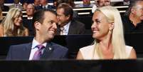 Donald Trump Jr. e sua esposa, Vanessa, durante evento em Cleveland, Ohio 19/07/2016 REUTERS/Jonathan Ernst  Foto: Reuters