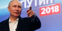 Putin venceu a eleição de domingo com mais de 76% dos votos, e vai governar o país até 2024   Foto: Reuters