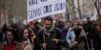 Greve geral contra reformas de Macron paralisa França  Foto: EPA / Ansa - Brasil