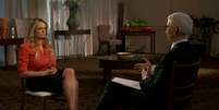 Atriz porn&ocirc; Stormy Daniels concede entrevista a Anderson Cooper, do programa 60 Minutes, da CBS News 25/03/2018 CBSNews/60 MINUTES/Divulga&ccedil;&atilde;o via REUTERS  Foto: Reuters
