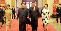 Visita de Kim a Pequim causou surpresa na comunidade internacional  Foto: Reuters / BBC News Brasil