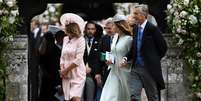 David Matthews (à direita) no casamento de seu filho James com Pippa Middleton  Foto: Reuters