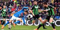 Mertens passou em branco contra o Sassuolo (Foto: Tiziana Fabi / AFP)  Foto: Lance!