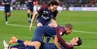 PSG é campeão da Copa da Liga Francesa pela quinta vez seguida (Foto; AFP)  Foto: Lance!