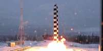 Sarmat, ou 'Satan 2', foi anunciado pela Rússia como uma arma "invencível"  Foto: EPA / BBC News Brasil