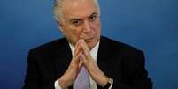 Presidente Michel Temer durante cerimônia em Brasília 05/02/2018 REUTERS/Ueslei Marcelino   Foto: Reuters