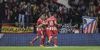 O Sporting Lisboa perdeu de 2 a 0 para o Atlético de Madrid, na última quinta-feira (Foto: GABRIEL BOUYS / AFP)  Foto: Lance!