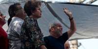 Lula participou de missa em memória de Marisa Letícia neste sábado  Foto: Reuters / BBC News Brasil