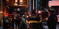 Incêndio na Trump Tower, em Nova York, deixa um morto  Foto: EPA / Ansa - Brasil