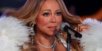Mariah Carey durante show de Ano Novo em Nova York  Foto: Reuters
