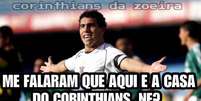 Gol de Tevez no Allianz Parque rendeu memes da torcida do Corinthians  Foto: Reprodução / Humor Esportivo