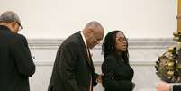 Cosby em tribunal em Norristown
 17/4/2018   Jessica Griffin/Divulgação via Reuters  Foto: Reuters