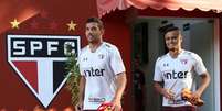 Diego Souza segue treinando no S&atilde;o Paulo, mas est&aacute; fora dos planos do clube (Rubens Chiri/saopaulofc.net)  Foto: LANCE!