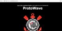 Site do Corinthians foi hackeado na tarde desta quinta-feira (Foto: Reprodução)  Foto: Lance!