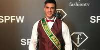 Bruno Poczinek fez sucesso nos corredores do mais badalado evento de moda do Brasil  Foto: Divulga&ccedil;&atilde;o